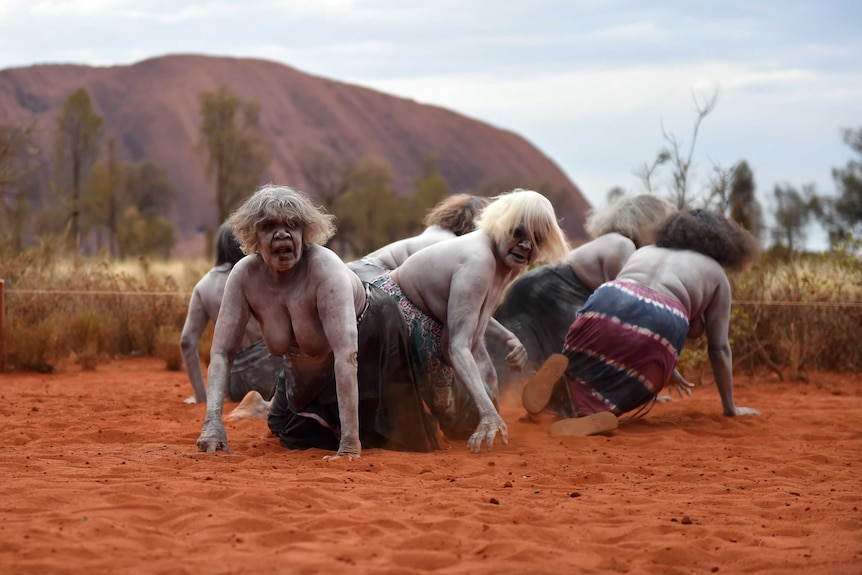 Dancers from Central Desert