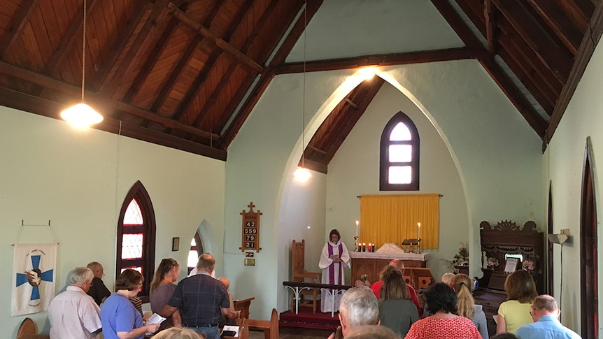 Monthly service at St John's Anglican church, Tantawangalo