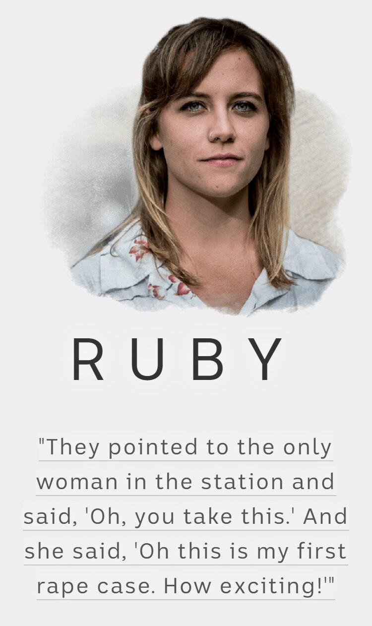 Photo of sexual assault survivor Ruby Claire