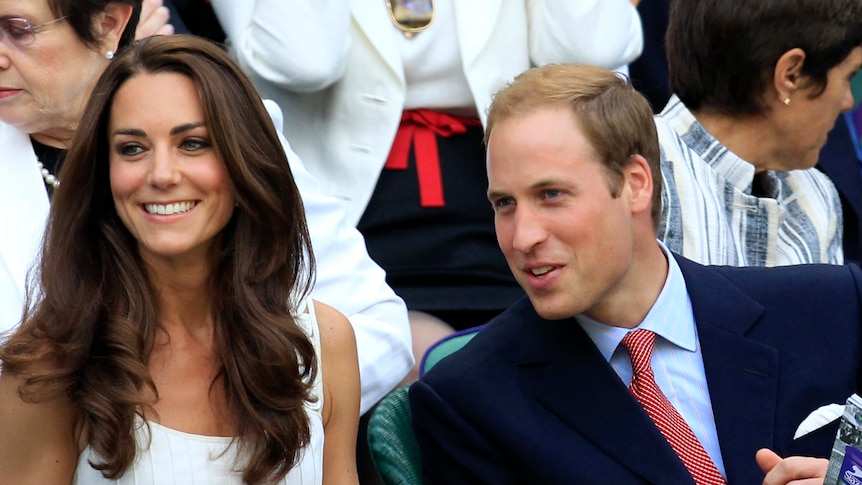 Catherine, Duchess of Cambridge and Prince William at Wimbledon