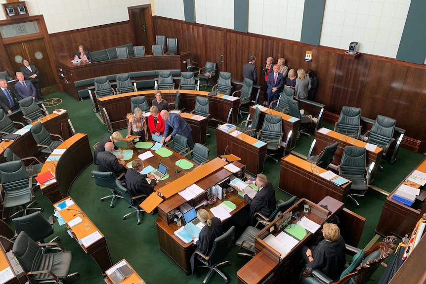 Gender debate in parliament.