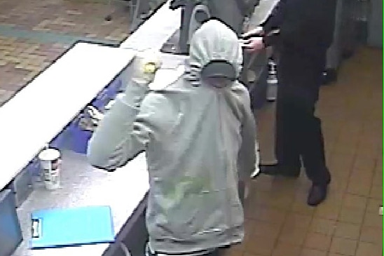 CCTV shows man robbing Wanniassa McDonald's