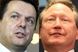 Nick Xenophon and Andrew Forrest