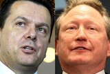 Nick Xenophon and Andrew Forrest