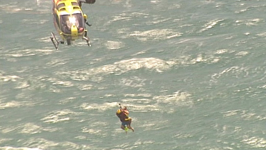Rescue chopper saves man on the Gold Coast
