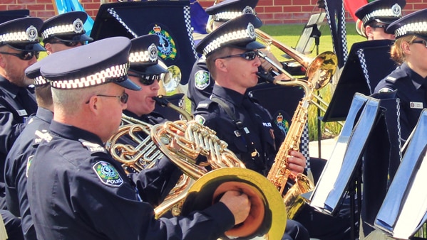The South Australian Police Band.
