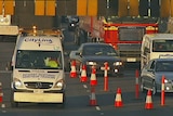 Tunnel closures cause traffic chaos