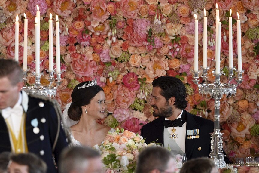 Sweden's Princess Sofia and Prince Carl Philip