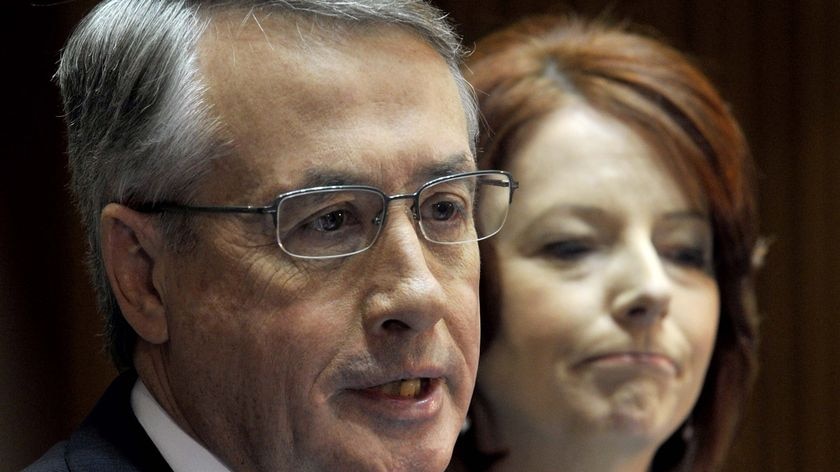 Wayne Swan and Julia Gillard