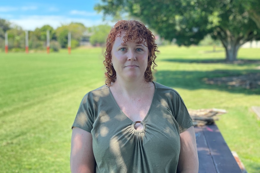 Woman standing in park