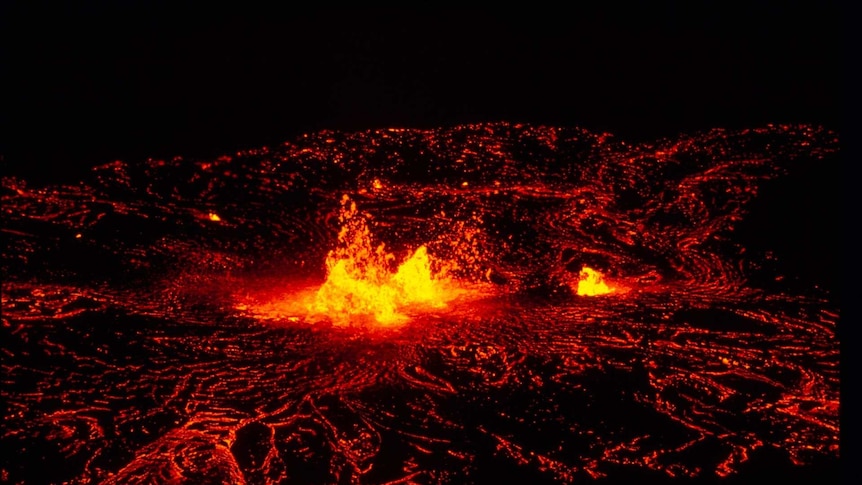Red hot lava