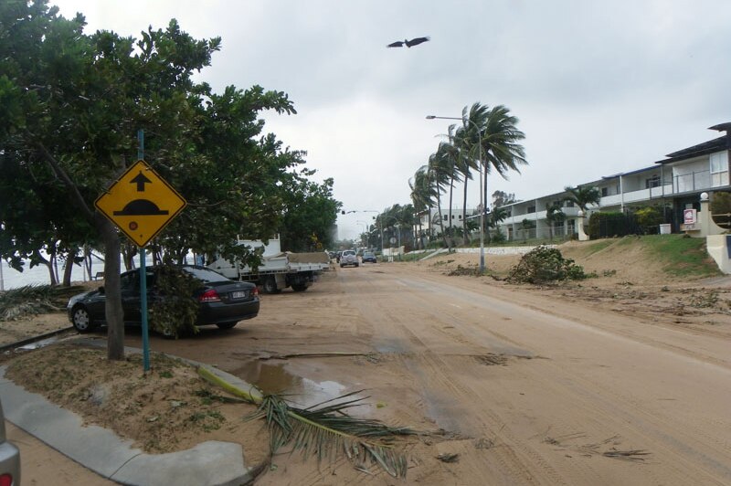 Townsville's Strand after Cyclone Yasi