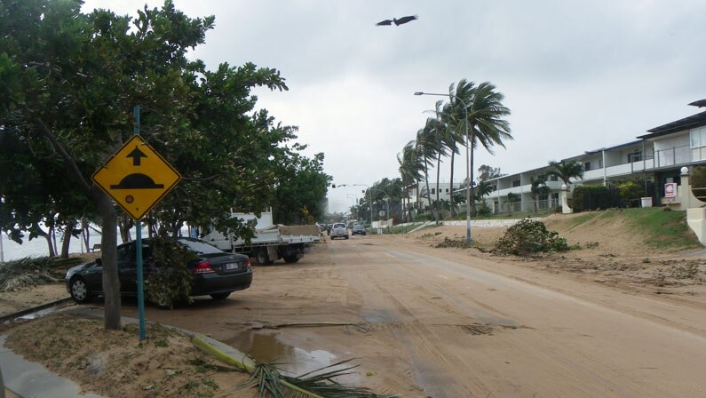 Townsville's Strand after Cyclone Yasi