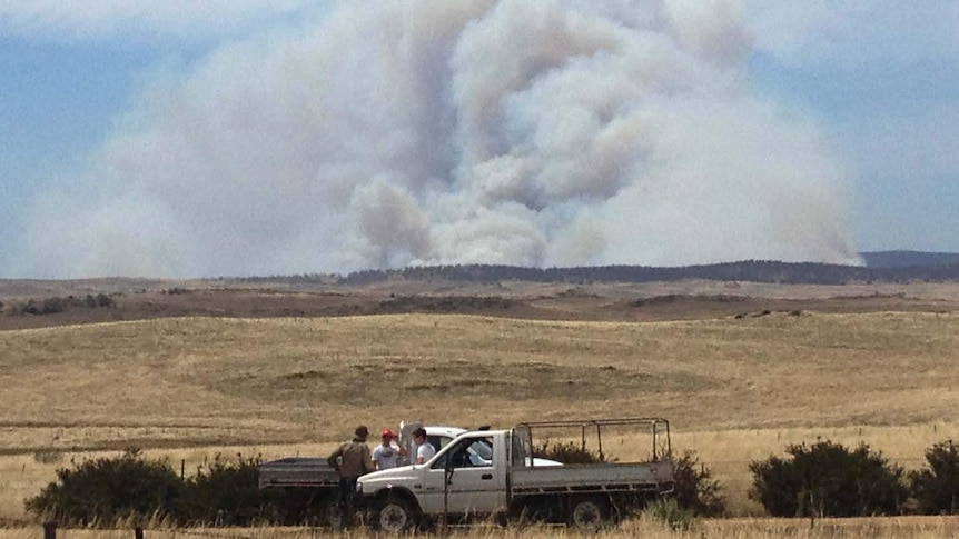 Cooler weather conditions have allowed fire crews to get the upper hand on the Yarrabin bushfire in southern New South Wales.