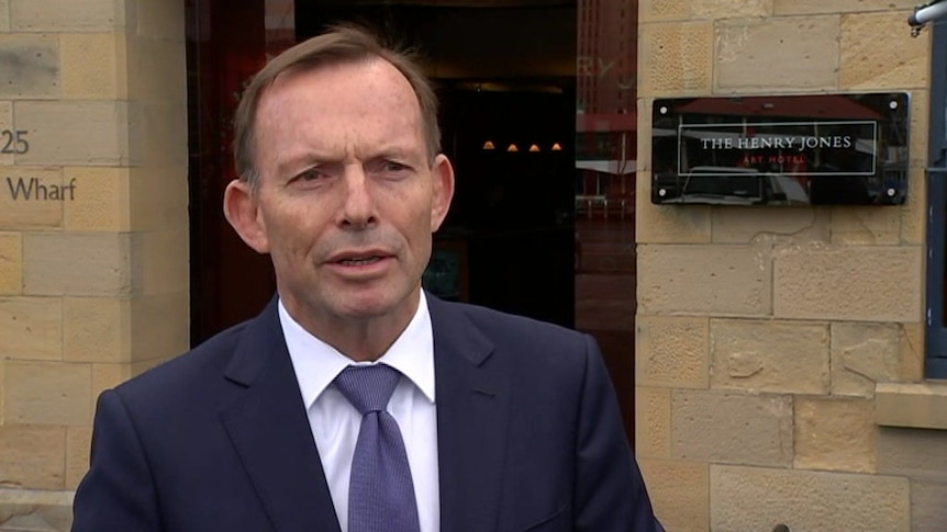 Tony Abbott says he was 'shocked' after handshake turned into headbutt