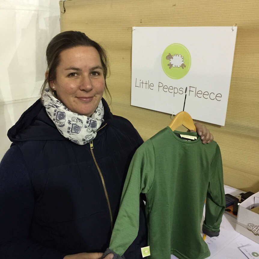 Agronomist, mother and farmer Eliza Tole created clothing brand Little Peeps Fleece brand.