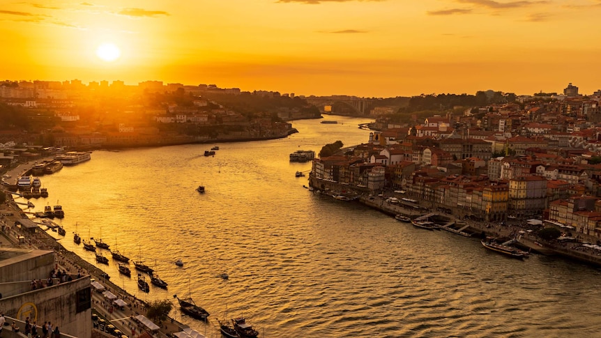 In the Portuguese city of Porto, sunset brings cool relief after the heat of the day. (Pexels: Caio Soares)