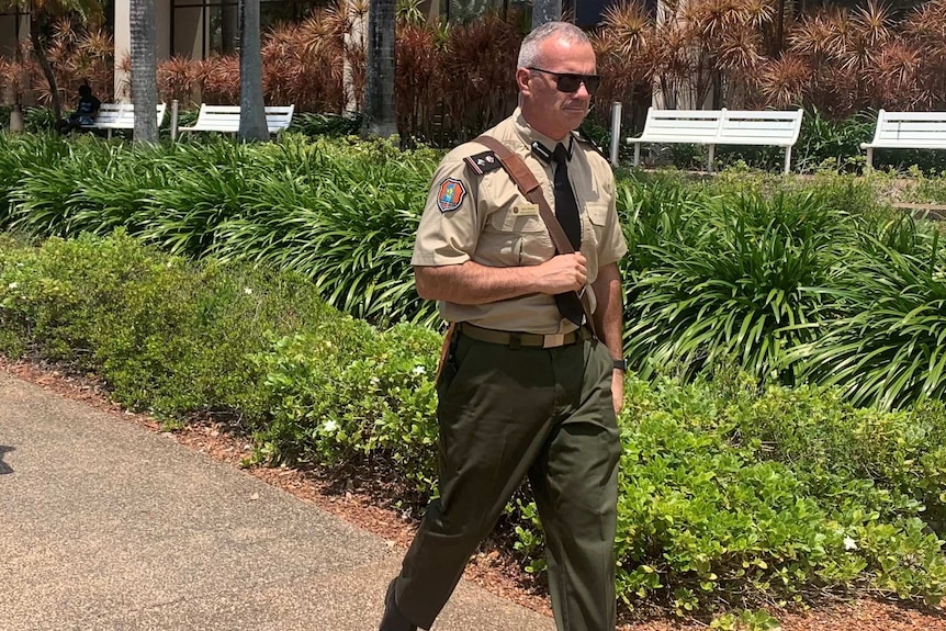 Darwin Correctional Centre general manager Jon Francis-Jones outside of local court.