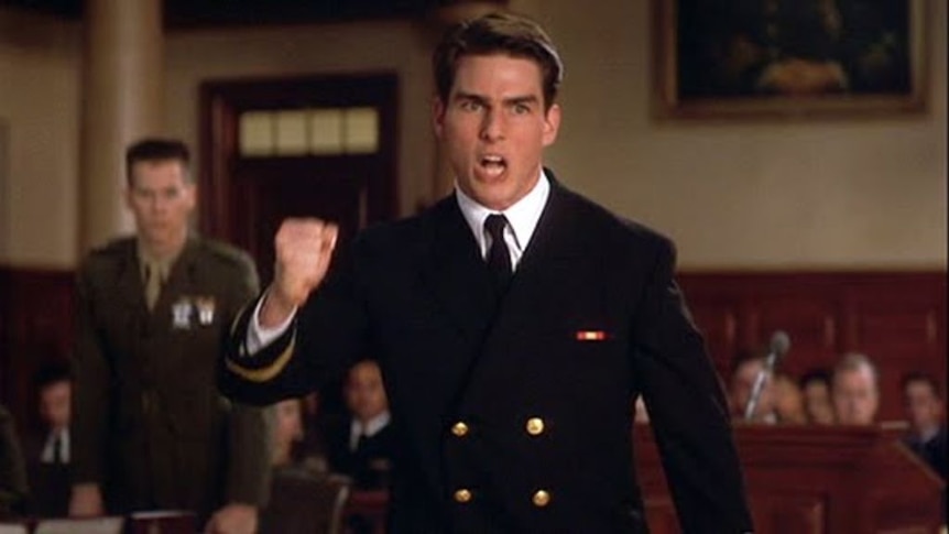 A still from the film A Few Good Men.