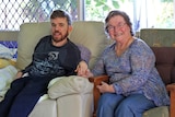 Jeremy Haines and his mother.