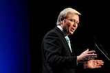Prime Minister Kevin Rudd addresses the NSW Labor Party conference