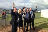 Colin Barnett, Libby Mettam, Terry Redman and Grant Henley