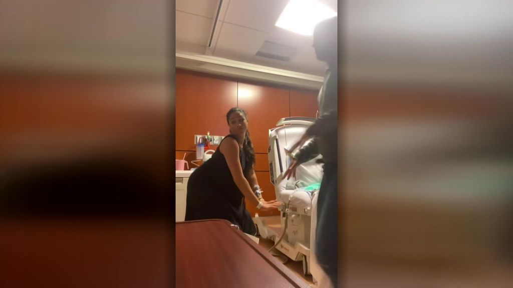 Prince Harry and Meghan Markle dance in a hospital room