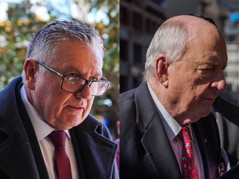 Live: Radio titan Ray Hadley to give evidence at 'rival' Alan Jones's trial