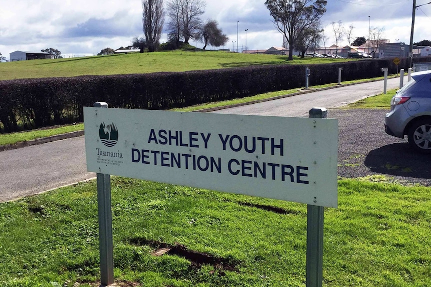 Ashley Youth Detention Centre sign