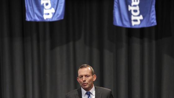 Tony Abbott appeared more comfortable at the leaders' forum.