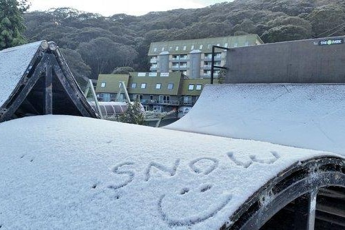 snow at falls creek