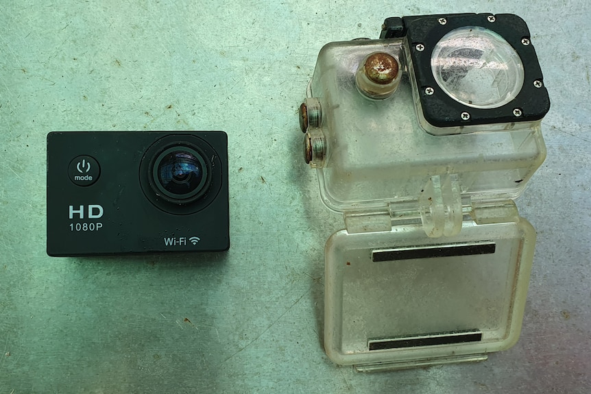 A GoPro and its case