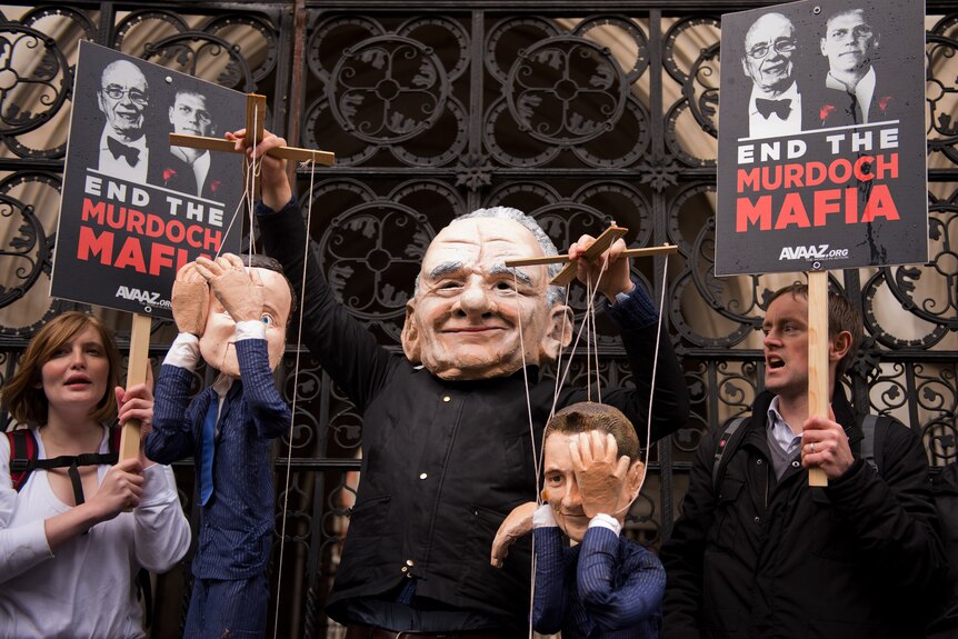 Public anger ... prosters picket outside the High Court.