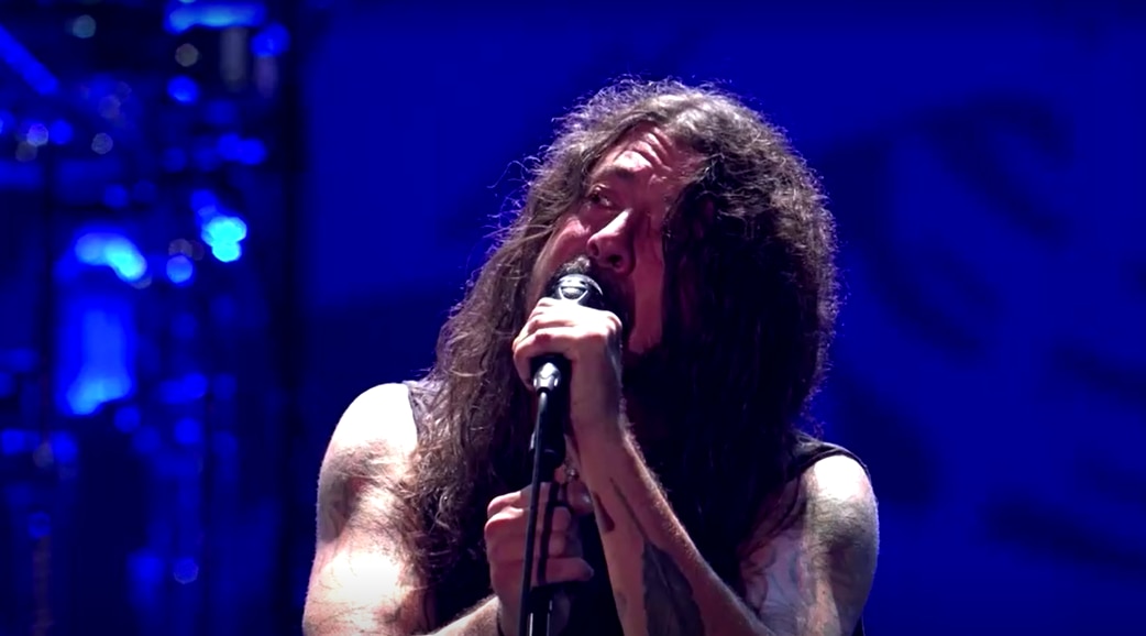 Foo Fighters frontman Dave Grohl pays emotional tribute to Taylor Hawkins, whose teenage son then steps up to the drums