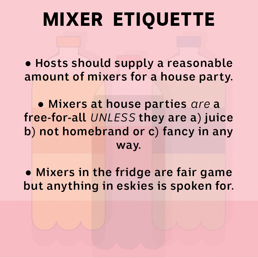 Are mixers at house parties a freeforall? triple j