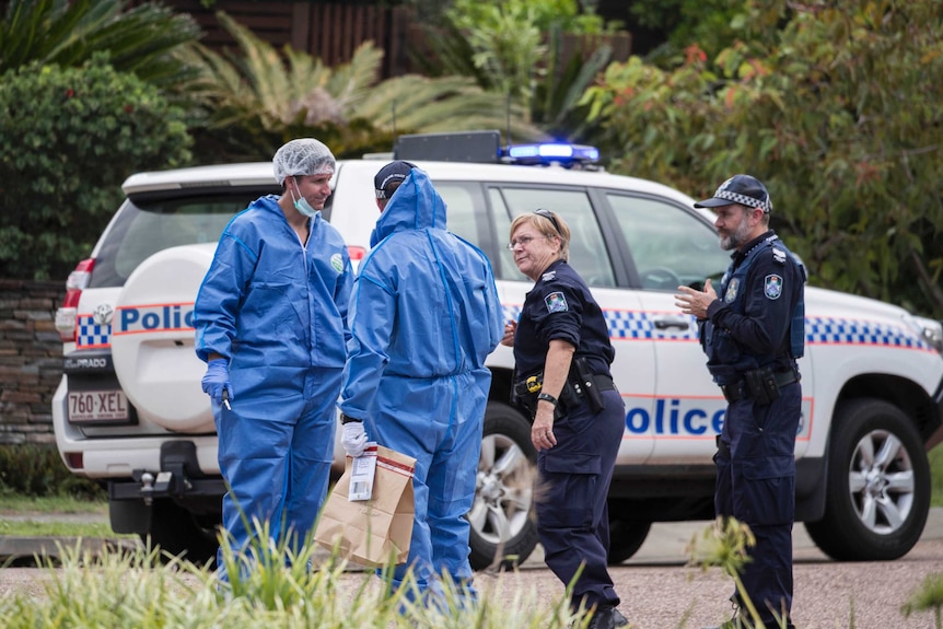Police at scene of Brisbane shooting in Wakerley