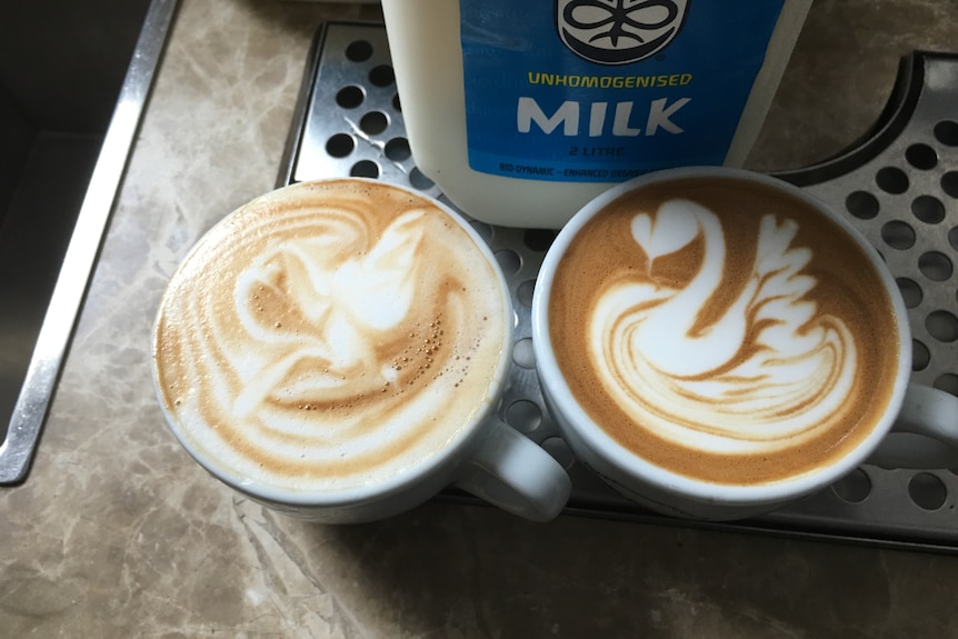 Michael's latte art