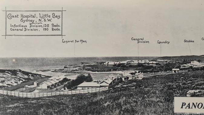 Panorama of the Coast hospital 1903