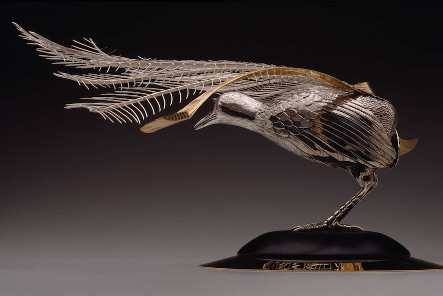 The vast range of their work also includes this large lyrebird which John is most proud of.