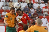 Socceroos, Oman contest for the ball