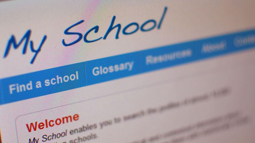 The website publishes the results of national student testing and other information about schools.
