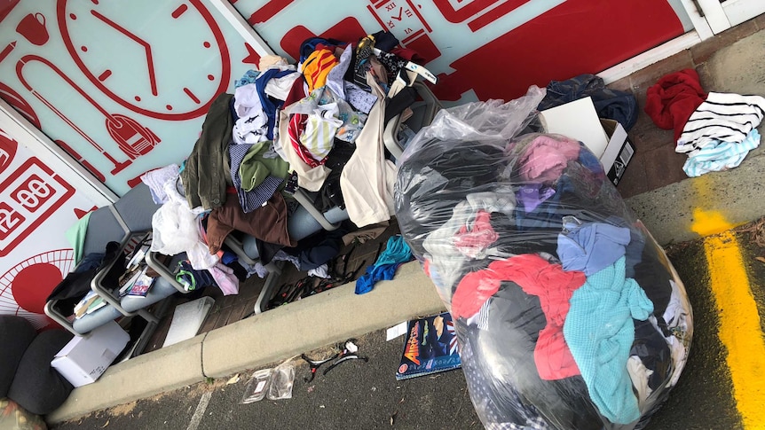 Charity op shops are flush with donated used undies and stained