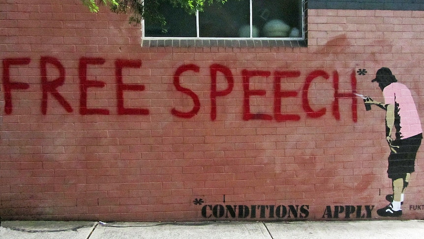 Free speech street art