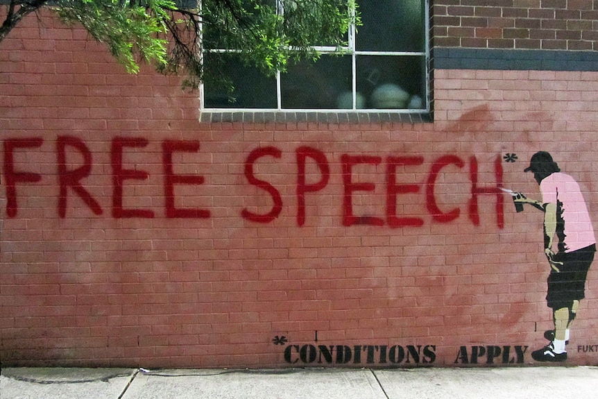Free speech street art