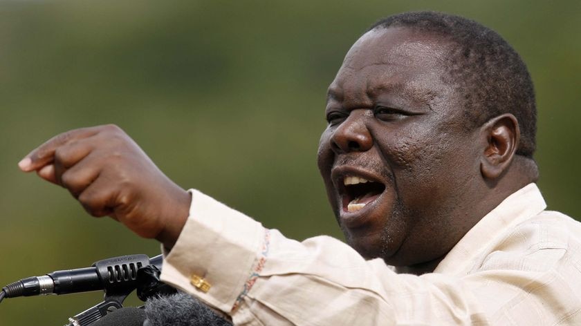 Morgan Tsvangirai has reportedly gone into hiding after a police raid on MDC offices. (File photo)