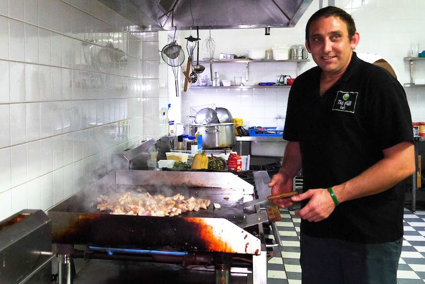 Ex drug addict David Tarrant-Banks cooked his way clean thanks to the Freshstart Recovery Program's social enterprise.