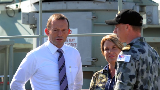 Abbott tours patrol boat