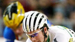 Cyclist Mark French