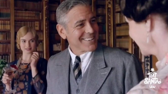 Actor George Clooney in a scene
