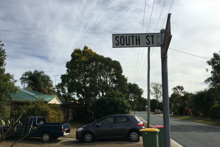 A street sign showing South Street in Gatton